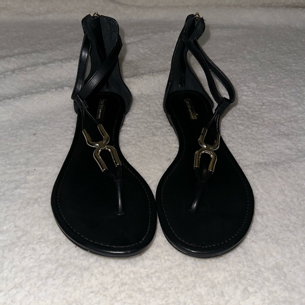 BCBGeneration Sandals with Gold Details, Size 12